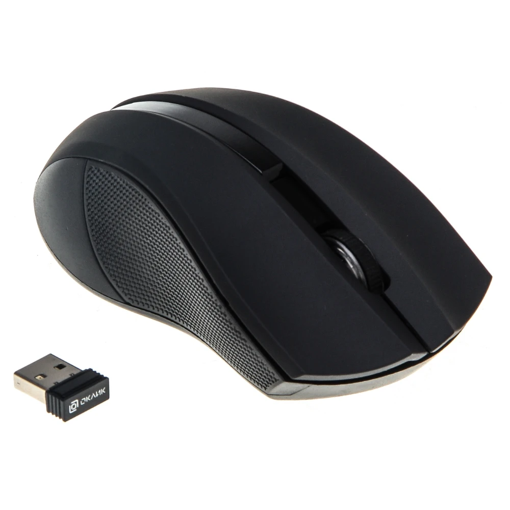 Мышь OKLICK 615MW, беспроводная, USB, черный