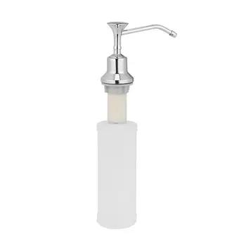 

1pc Soap Dispenser Premium Decorative Refillable Stainless Steel Liquid Pump for Bath
