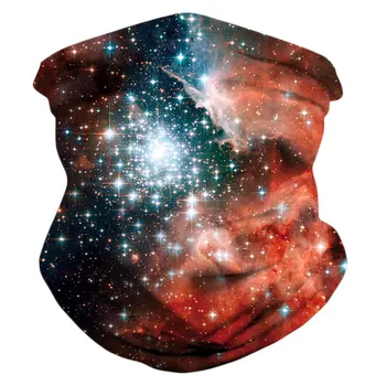 

1PC Starry Sky Pattern Multifunctional Sun Block Headscarf Neckerchief Face Shield Face Mask Headwear Sunscreen Scarf