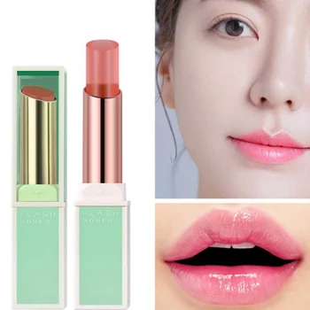 

New Avocado Temperature Change Color Lip Balm Moisturizing Long-lasting Color Changing Jelly Lipstick Wholesale