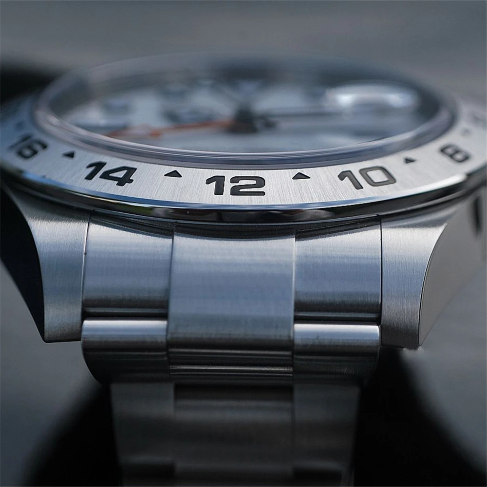 2021 PAGANI Design New Men's Automatic Mechanical Watches GMT Watch 42mm Sapphire Stainless Steel Waterproof Watch Reloj Hombre