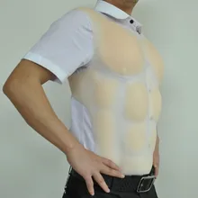 Поддельные Хэллоуин силиконовые Мышцы сильный человек платье для кроссдресса Косплей вечерние одежда подарки на день рождения