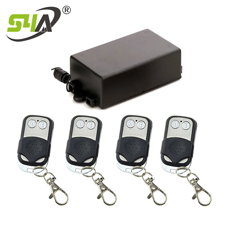 433 МГц беспроводной пульт дистанционного управления металлический брелок для