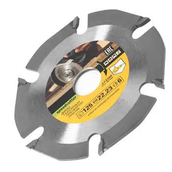 

125mm 6T Saw Blade Carbide Tipped Wood Cutting Disc Carving Disc Saw Blades Woodworking Accessories for Angle Grinders