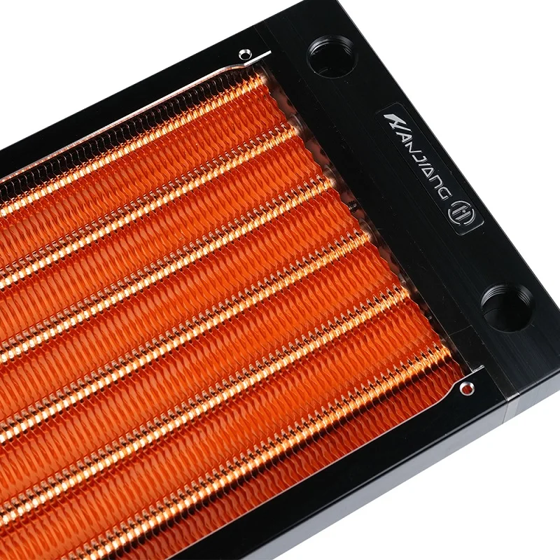 HJ 240MM Super Thin Copper Radiator For A4 CaseMINI Computer Water Cooling Kit Loop Build Heat Sink G1/4Seller Recommend