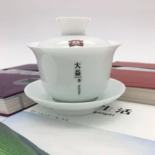 [GRANDNESS] Чай пуэр Dayi Gaiwan, чайный сервиз, белый чай Gongfu, фарфор Gaiwan, 150 мл, фарфор Gaiwan TAE tea DAYI PU ERH tea