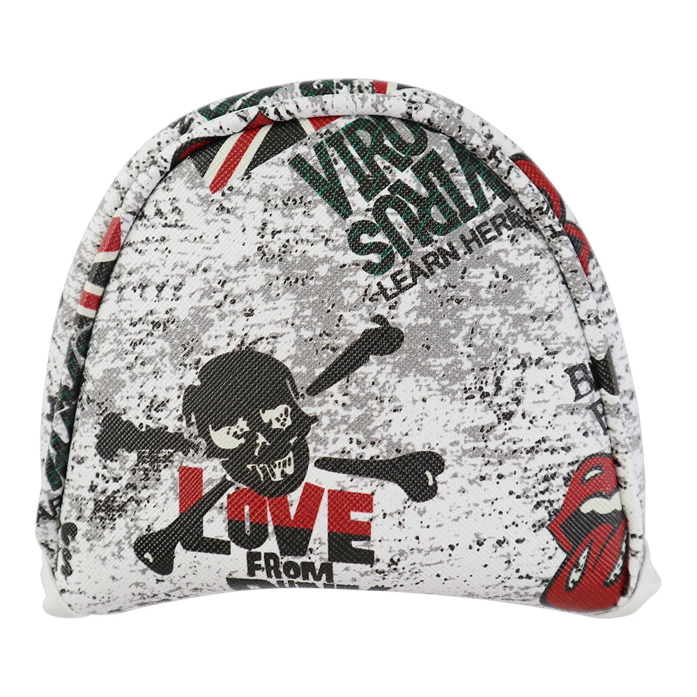 Magnetic Closure Golf Putter Cover For Blade Mallet Putter Club Soft PU Anti-scratch Golf Headcovers