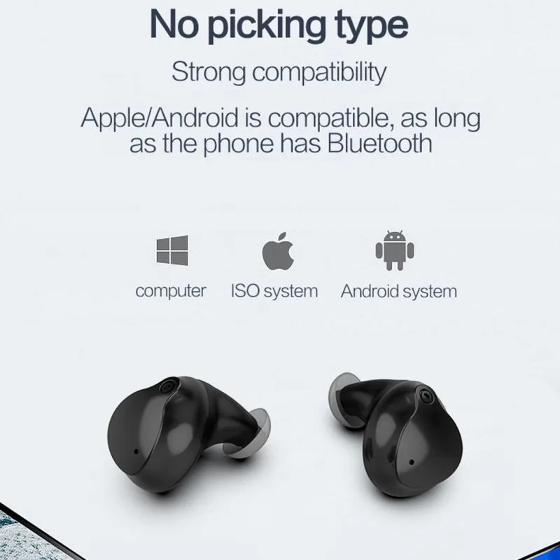 TWS Bluetooth 5,0 беспроводные Bluetooth наушники с зарядным устройством, поддержка HD вызовов и Siri гарнитура для смартфонов/ноутбуков