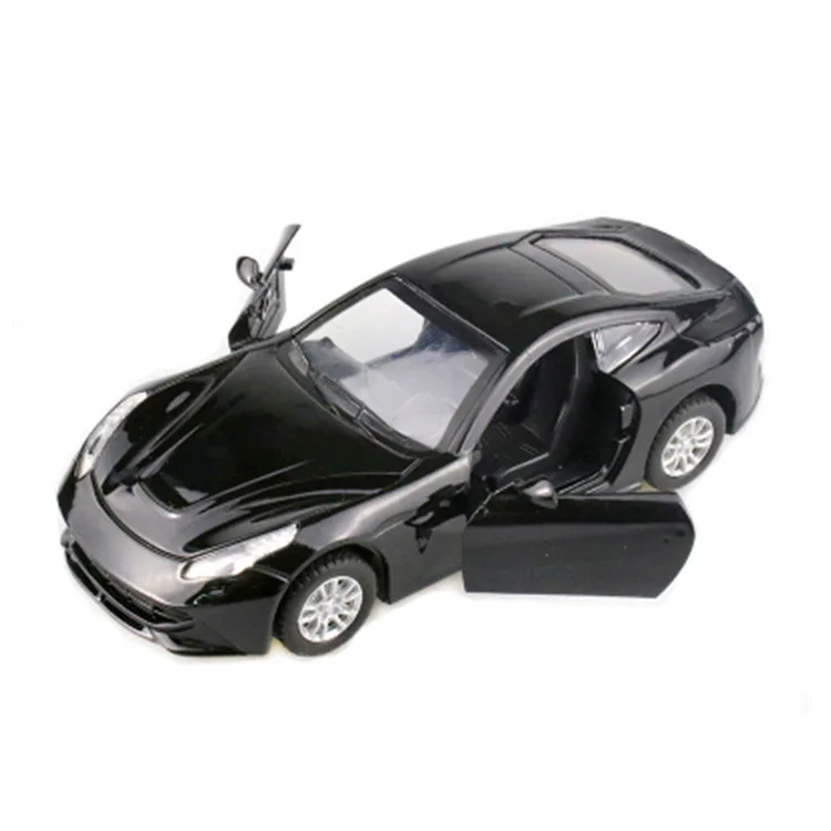 1:32 спортивный автомобиль ядовитый сплав Игрушечная модель автомобиля Мужской Бог день рождения торт декоративные игрушки для детей горячие колеса треки - Цвет: black