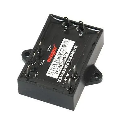

Black 7-Pin Solid State Relay Triac Phase Shifter Trigger Touch Block