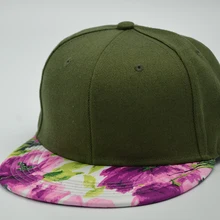 Полностью закрывающая Кепка с прямым козырьком, облегающая бейсбольная шляпа в стиле хип-хоп с цветком 55-62 см, небольшое количество, как индивидуальный дизайн