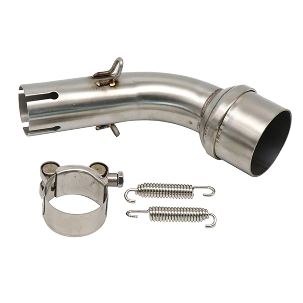 US $16.51 ALCONMotorcycle Link Pipe Middle Pipe Exhaust Muffler With SC Exhaust For Yamaha YZF R25 R30 R3 Racing