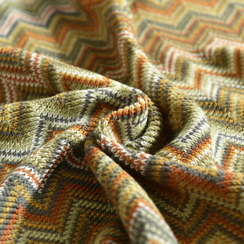 Скандинавском стиле Вязание Тканое покрывало плед диван полотенце Мори девушка одеяло с кисточками одеяло для досуга для украшения гостиной