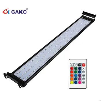 

Gako Aquarium Light Aquario RGB Control Lighting with 120-140cm Extendable Brackets for Fish Tank Light Lamp