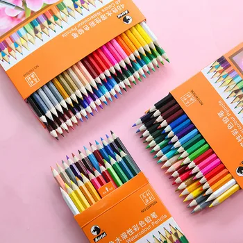 

Wooden oil colored pencils set Stationery for school supplies 12/18/24/36/48 Colors pencil artist Painting Drawing