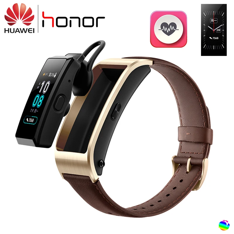 huawei TalkBand B5 Talk Band B5 Bluetooth Смарт-браслет спортивные браслеты сенсорный AMOLED экран вызов наушники группа