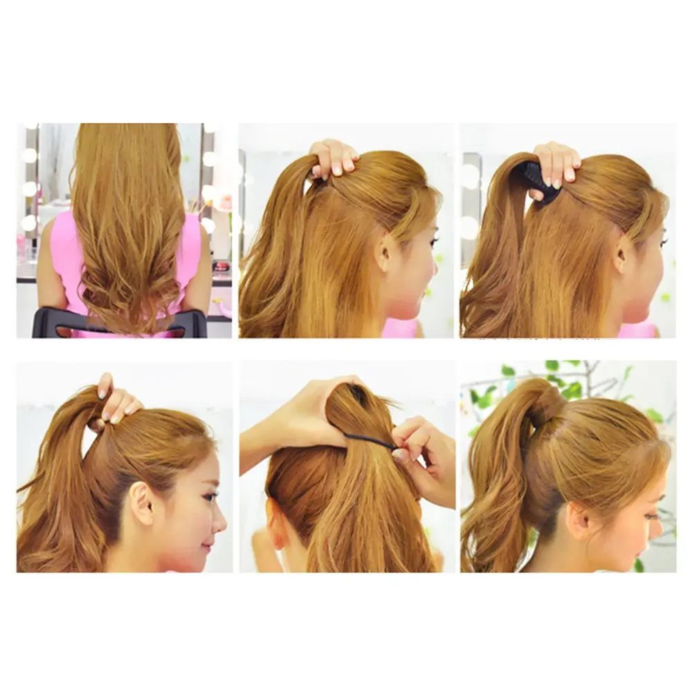 Three-dimensional Erect Ponytail Tray Dispenser To Send Rubber Bands Braiders Hair Care Styling Tools