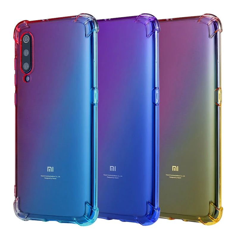 

Gradual Change Color for Xiaomi Redmi Note 7 6 5 Pro Transparent Back Cover for Redmi 7 7A 6Pro Case for Redmi Go K20 pro Cover