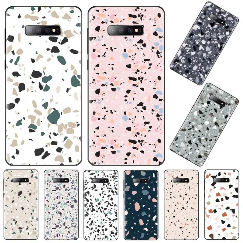 

terrazzo seamless Phone Case For Samsung Galaxy S5 S6 S7 S8 S9 S10 S10e S20 edge plus lite