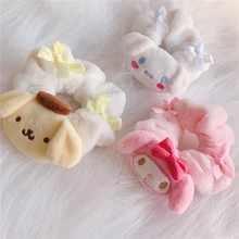 Bandeau élastique en peluche pour filles et femmes, 1 pièce, corde à cheveux, jouets en peluche, cadeaux