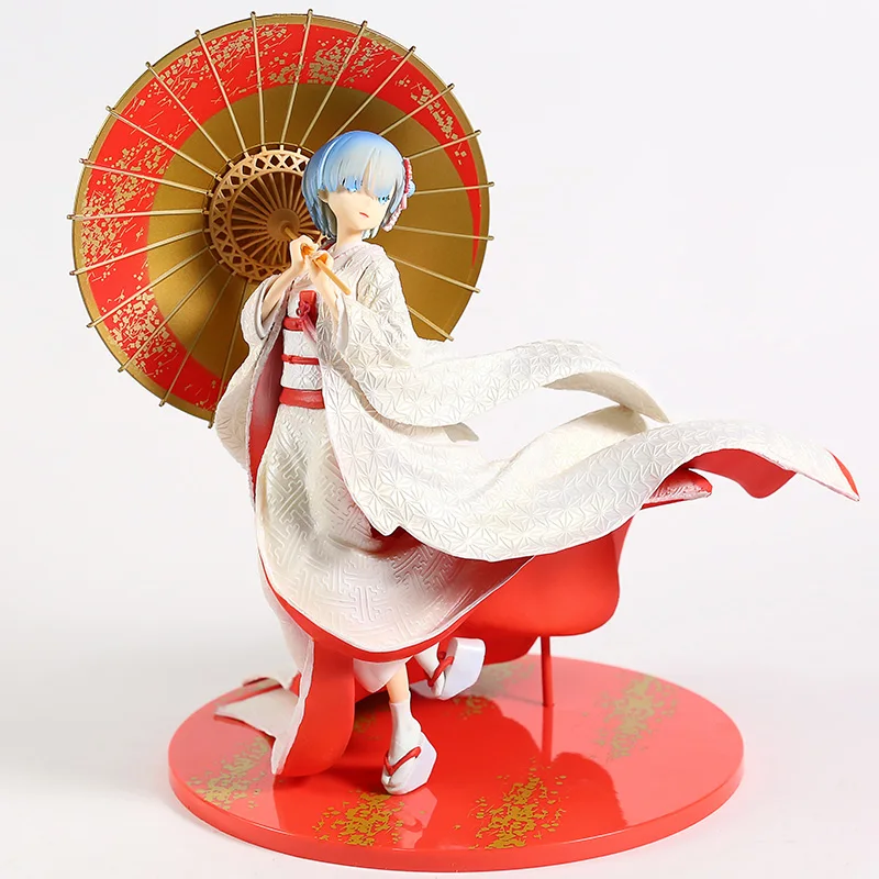 Re: Zero Kara Hajimeru Isekai Seikatsu Rem белое свадебное кимоно Ver. ПВХ фигурка Коллекционная модель игрушки