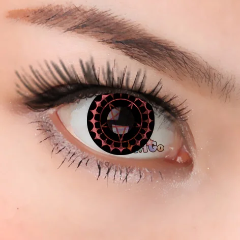 

Japanese Animation Black Bulter Eye Look Colored Contact Lenses Eye Makeuplentes de contacto fantasÃ­a CL243 PINK BLACK CEIL
