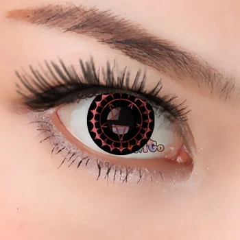 

Japanese Animation Black Bulter Eye Look Colored Contact Lenses Eye Makeuplentes de contacto fantasía CL243 PINK BLACK CEIL