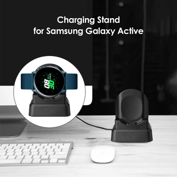 

Smart Watch Charger Elegant Watch Comfortable Dock Element for Samsung Galaxy Watch Active Charging Stand Adapter