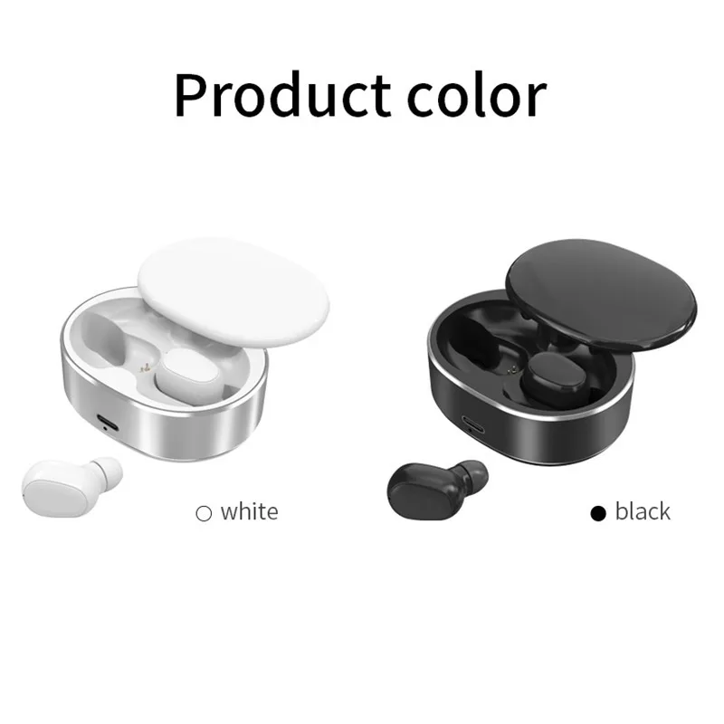 TWS Bluetooth Headset Mini Wireless 5 0 Sports Stereo Smart Touch Headphone Private Mode Sliding Cover Binaural Separated Design