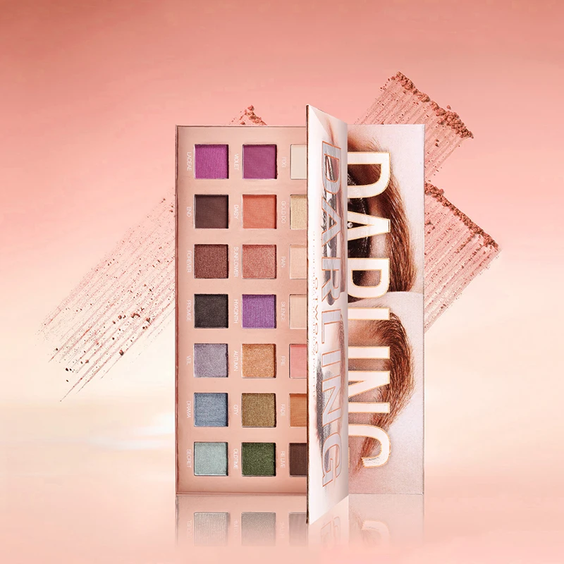 

21-Color Eyeshadow Palette Waterproof Easy To Apply Non-Marking Eyeshadow Palette Pearlescent Matte Multi-Color Stereo Eye Makeu