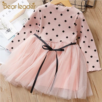 

Bear Leader Girls Dress 2020 Casual Girls Dress Children Clothing Ball Gown Dot Print Kids Clothes Girls Dresses Princess Dress
