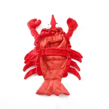 

Pet Costume Interesting Cotton Cosplay Lobster Shape Funny Performance Coat Shrimp For Cat And Puppy Dog Clothes