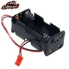 1/10 1/8 RC Battery box AA battery 6-7.4V JST powered by Receiver lights Nitro servo for RC Car Airplanes boat hsp Scale Crawler