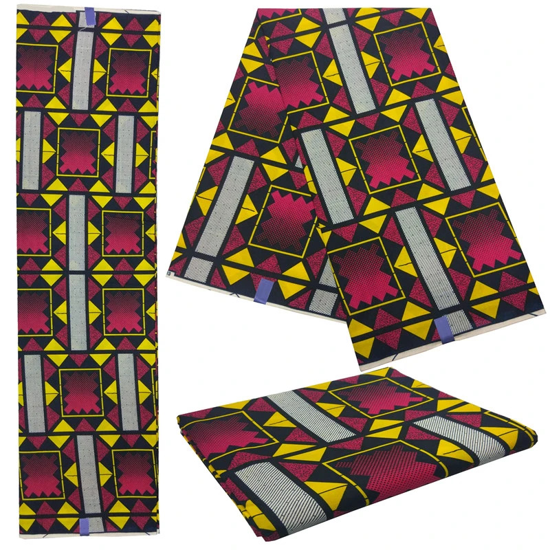 Африканская ткань, Африканский Воск печатает ткань для лоскутное шитье 6 ярдов \ Лот