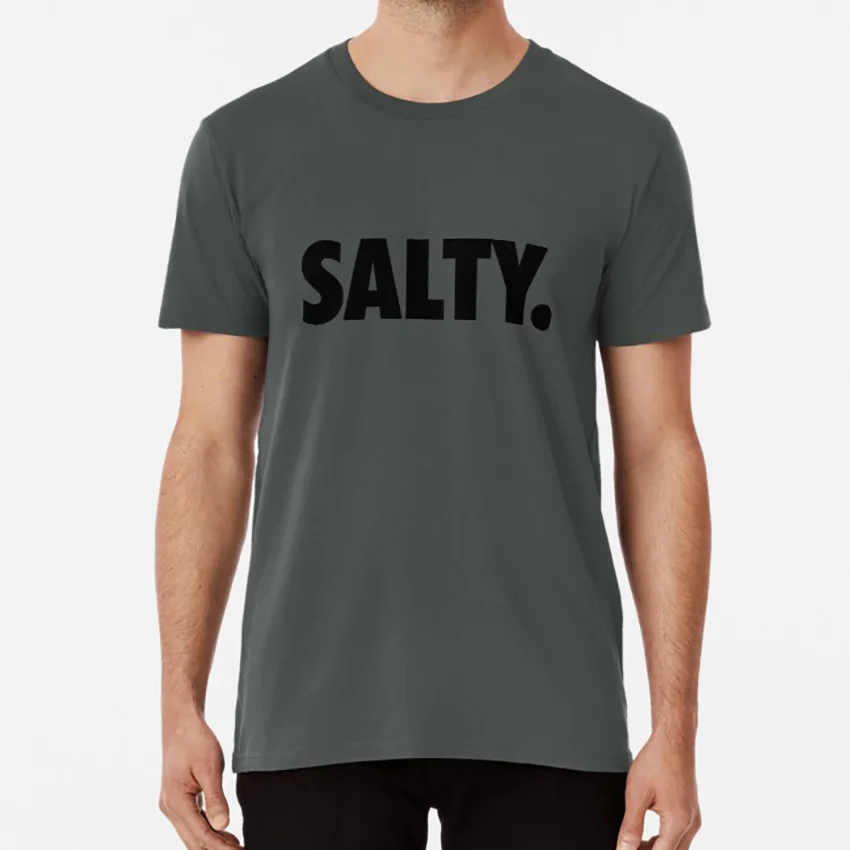 Соленый. Футболка salty gaming games Паровая csgo cs go meme забавная Милая | Мужская одежда