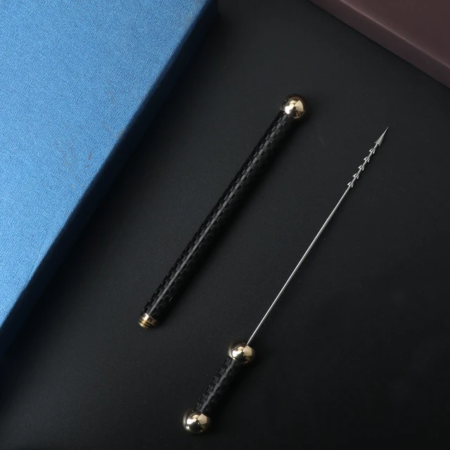 Perfect Cigar Draw Enhancer Tool Stainless Steel Needle Drilled Burr Dredge Hole Punch Portable Carbon Fiber Smoking Accessories - Image 6