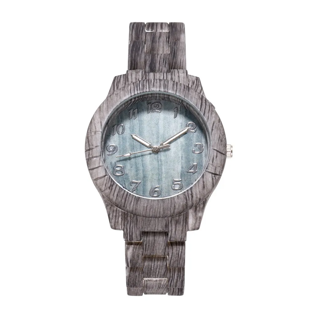 Reloj mujer мужские спортивные часы высокого класса модные деревянные мужские часы простые цифровые кварцевые часы с деревянным зерном мужские часы