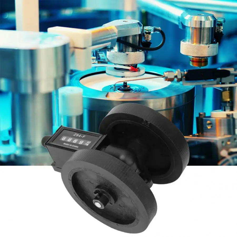 

contador digital Five Digit Length Measuring Tool Leather Cable Plastic Length Rolling Counter 0~9999.9 contador digital