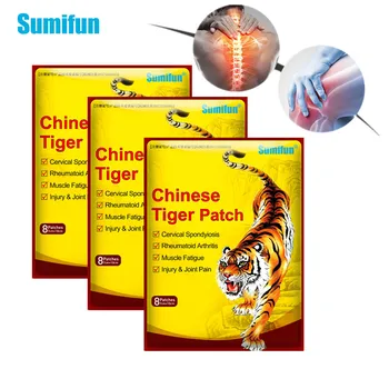 

40pcs Sumifun Tiger Balm Pain Relieving Patch Neck Lumbar Arthritis 100% Original Chinese Herbal Medical Plaster Analgesic Cream