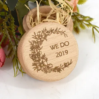 

Wedding Ring Box Empty Jewelry Box WE DO Wooden Box for Personalized Ring Valentine's Day Gift Box Wedding Ring Box