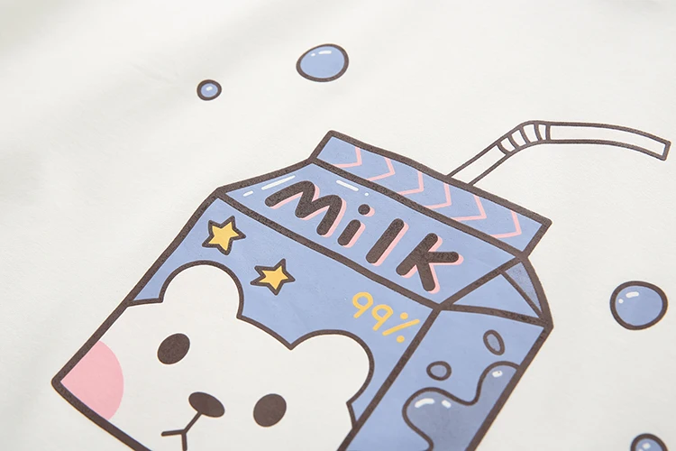 Kawaii Bear Milk Harajuku Sweater - Limited Edition