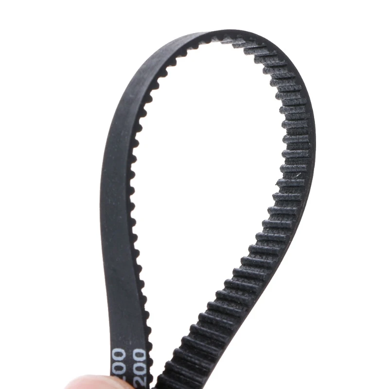 Closed Loop Rubber GT2 Timing Belt 200 280 400 610 852mm 2GT 6mm For 3D Printers Parts