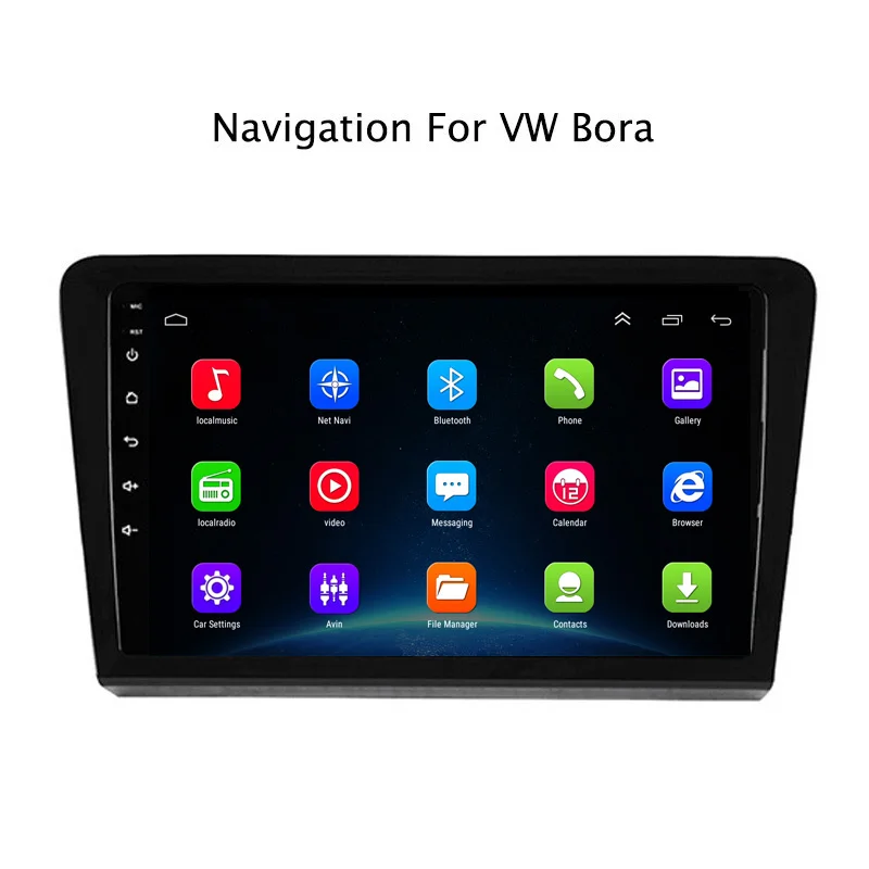 Clearance 9Inch Android 8.1 Car DVD GPS Navigation Player For VW Bora 2013-2015 4G LTE with SIM Card Slot 2DIN Car Radio Stereo 1