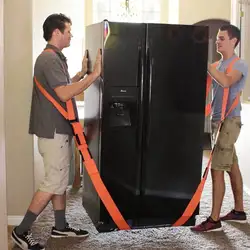 Sangle de levage mobile pour meubles, ceinture de Transport lourde, bretelles d'équipe, sangles de poignet mobiles Orange 