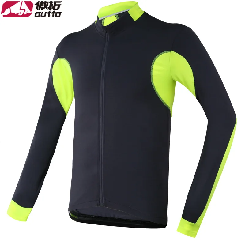 Трансграничной#60027 Для мужчин на весну и осень, комплект Slim Fit быстросохнущие с капиллярами для отвода влаги в обтяжку из джерси с длинными рукавами