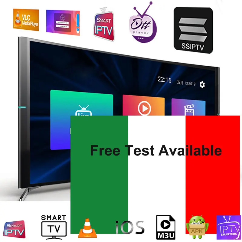 1 год европа италия IP tv итальянский M3U подписка с DAZN Mediaset Премиум VOD фильмы для ТВ