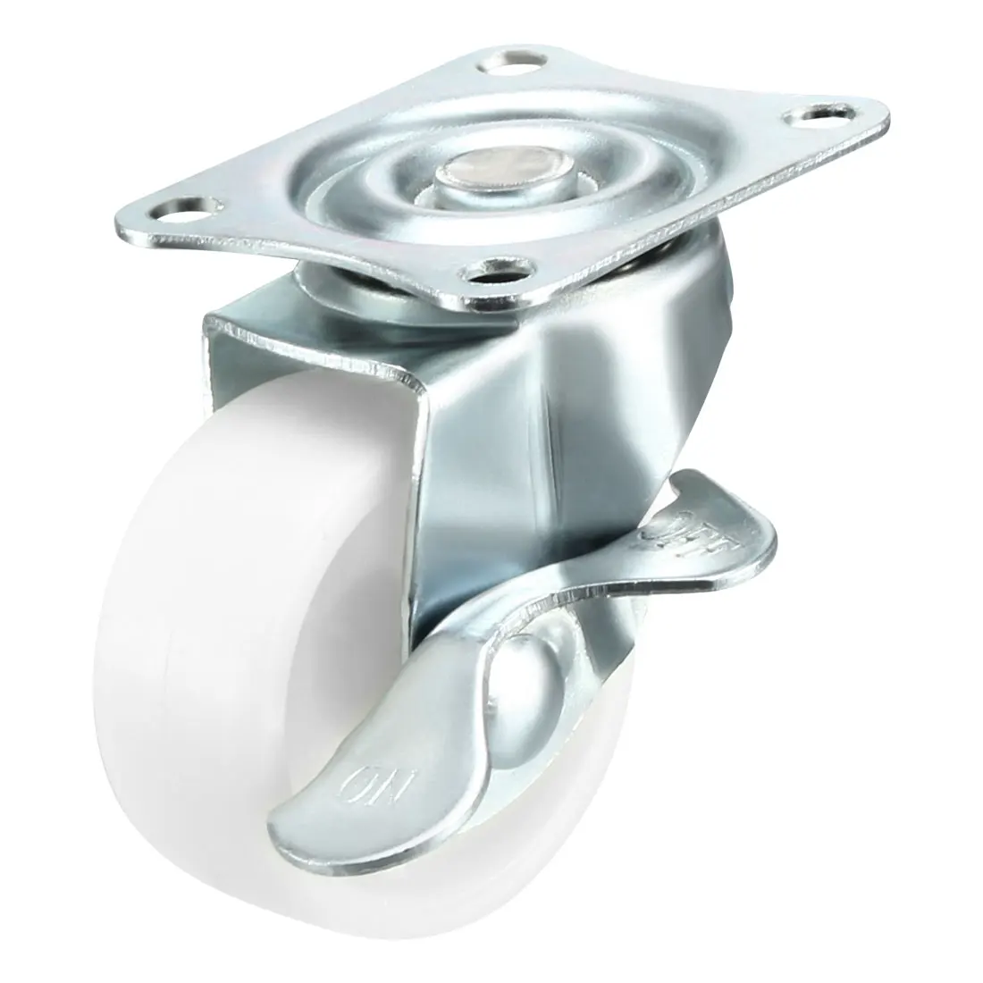

uxcell Swivel Caster Wheels 1.5 Inch PP 360 Degree Top Plate Mounted Caster Wheel with Brake, 33lb Capacity Each , 2pcs