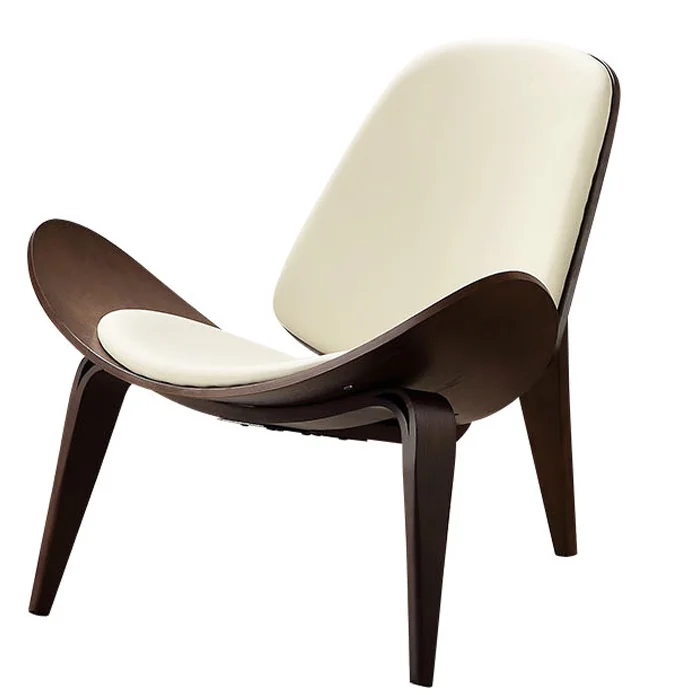 Модное изогнутое деревянное кресло для отдыха, современное переговорное кресло для кафе, отдел продаж, цельное деревянное кресло для самолета - Цвет: C