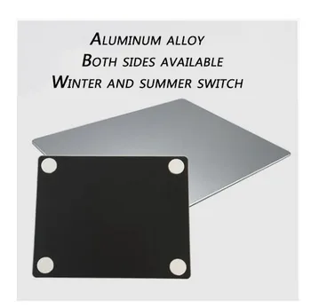 

Notebook aluminum alloy metal mouse pad apple mac computer office game esports trumpet super hard simple