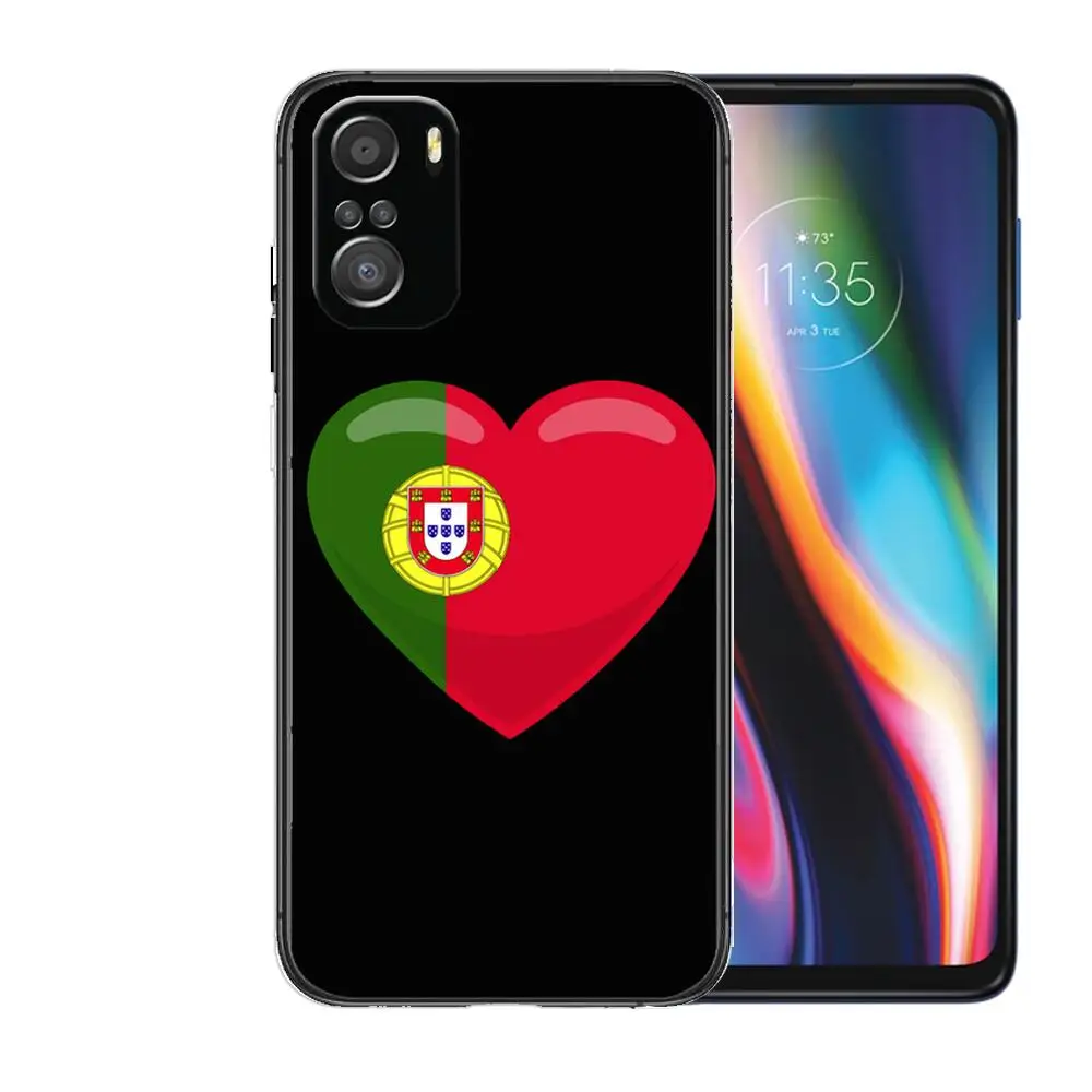 Фото Чехол с португальским флагом для телефона xiaomi redmi 11 Lite pro Ultra 10 9 8 MIX 4 FOLD 10T, Черный силиконовый чехол №3
